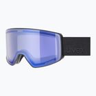 Slidinėjimo akiniai UVEX Scenic P S0-S4 black matt/mirror blue/pola