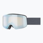 Vaikiški slidinėjimo akiniai UVEX Pwdr FM Jr S2 black matt/mirror sapphire