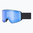 Slidinėjimo akiniai UVEX Scenic FM S2 black matt/mirror blue