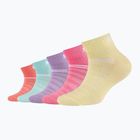 Vaikiškos kojinės Skechers Mesh Ventilation Quarter 5 pairs rainbow