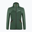 Salewa vyriškas vilnonis džemperis Puez Melange PL FZ Hoody žalias 00-0000027386