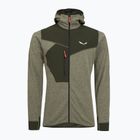 Vyriškas žygio džemperis Salewa Puez 2 Dry Hood FZ dark olive melange
