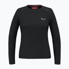 Moteriški marškinėliai ilgomis rankovėmis Salewa Pedroc Dry Tee black out