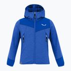 Vaikiškas žygio džemperis Salewa Agner Melange PL FZ Hoody electric