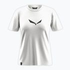Moteriški marškinėliai Salewa Solid Dry white new logo