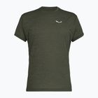 Vyriški marškinėliai Salewa Puez Melange Dry faded green melange