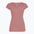 Moteriški marškinėliai Salewa Puez Melange Dry desert pink melange