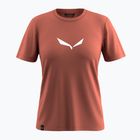 Moteriški marškinėliai Salewa Solid Dry etruscan red