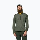 Vyriški marškinėliai ilgomis rankovėmis Salewa Pedroc Dry Wind Half Zip Tee faded green