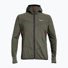 Vyriškas žygio džemperis Salewa Agner Hybrid PL/DST FZ Hoody faded green melange/0910