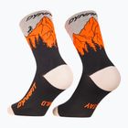 Slidinėjimo kojinės DYNAFIT Traverse Crew black out ultra orange/4220