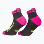 Kojinės DYNAFIT Trail Short black out pink glo/6070