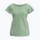 Moteriški žygių marškinėliai Salewa Puez Melange Dry pastel green melange