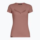 Moteriški marškinėliai Salewa Solid Dry desert pink