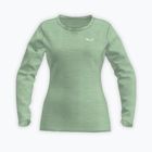 Moteriški žygio marškinėliai ilgomis rankovėmis Salewa Puez Melange Dry pastel green melange