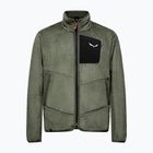 Vyriškas žygio džemperis Salewa Puez Warm Full Zip faded green