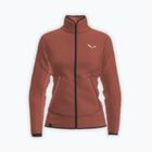 Moteriškas žygio džemperis Salewa Puez Warm Full Zip etruscan red