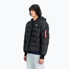 Vyriška striukė Alpha Industries Hooded Puffer Faux Down black