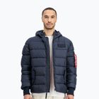 Vyriška striukė Alpha Industries Hooded Puffer Faux Down rep.blue