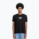 Vyriški marškinėliai Alpha Industries Basic Mid Logo black