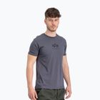 Vyriški marškinėliai Alpha Industries Basic Mid Logo greyblack/black