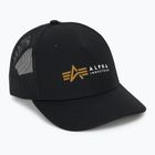 Vyriška kepuraitė su snapeliu Alpha Industries Label Trucker black