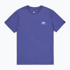 Vyriški marškinėliai Alpha Industries Basic Small Logo night purple