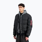 Vyriška šilta striukė Alpha Industries MA-1 Logo Puffer Bomber black