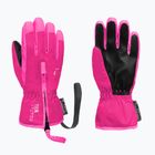 Vaikiškos slidinėjimo pirštinės Reusch Ben fuchsia purple/knockout pink
