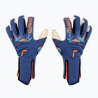 Reusch Attrakt Speedbump AdaptiveFlex vartininko pirštinės be dirželių, mėlynos 5370079-4016