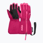 Vaikiškos slidinėjimo pirštinės Reusch Tom fuchs purp/knockout pink
