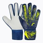 Vartininko pirštinės Reusch Attrakt Starter Solid premium blue/sfty yellow