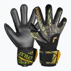 Vartininko pirštinės Reusch Attrakt Duo Finger Support black/gold/yellow/black
