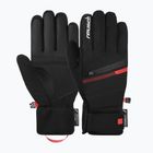 Slidinėjimo pirštinės Reusch Steve R-Tex XT 7809 black/fluo red