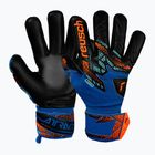 Vartininko pirštinės Reusch Attrakt Infinity NC Junior electric blue/shocking orange/black