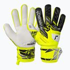 Vaikiškos vartininkų pirštinės Reusch Attrakt Grip Junior safety yellow/silver