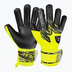 Vaikiškos vartininkų pirštinės Reusch Attrakt Gold X NC Junior safety yellow/silver/black