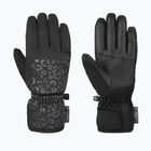 Moteriškos slidinėjimo pirštinės Reusch Keira R-Tex XT black/black leopard
