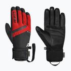Vyriškos slidinėjimo pirštinės Reusch Booster Gore-Tex black/tango red