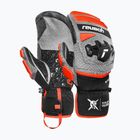 Slidinėjimo pirštinės Reusch Worldcup Warrior GS Mitten black/silver/fluo red