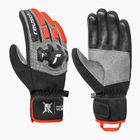 Vyriškos slidinėjimo pirštinės Reusch Worldcup Warrior R-Tex XT black/silver/fluo red