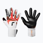 Vartininko pirštinės Reusch Attrakt Freegel Gold X white/shocking orange/black