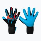 Vartininko pirštinės Reusch Attrakt Freegel Aqua black/shocking orange/aqua blue