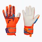 Vaikiškos vartininko pirštinės Reusch Attrakt Freegel Advance Junior shocking orange/blue