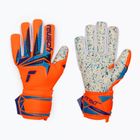 Vartininko pirštinės Reusch Attrakt Fusion NC shocking orange/blue