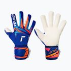 Vartininko pirštinės Reusch Attrakt Gold X NC sharp blue/white/shocking orange