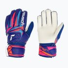 Vaikiškos vartininko pirštinės Reusch Attrakt Solid Junior sharp blue/white/shocking orange