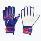 Vaikiškos vartininko pirštinės Reusch Attrakt Grip Junior sharp blue/white/shocking orange