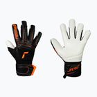 Vartininko pirštinės Reusch Attrakt Advance Finger Support black/shocking orange
