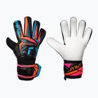 Vartininko pirštinės Reusch Attrakt Solid black/aqua blue/shocking orange